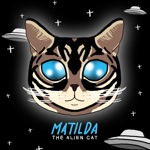 kucing alien cat